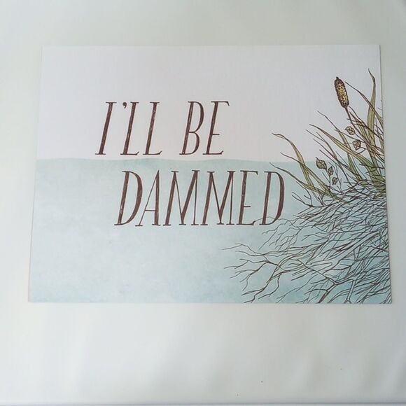 Set of Five Double Sided Frida Clements Animal Pun Prints - Picture 3 of 11